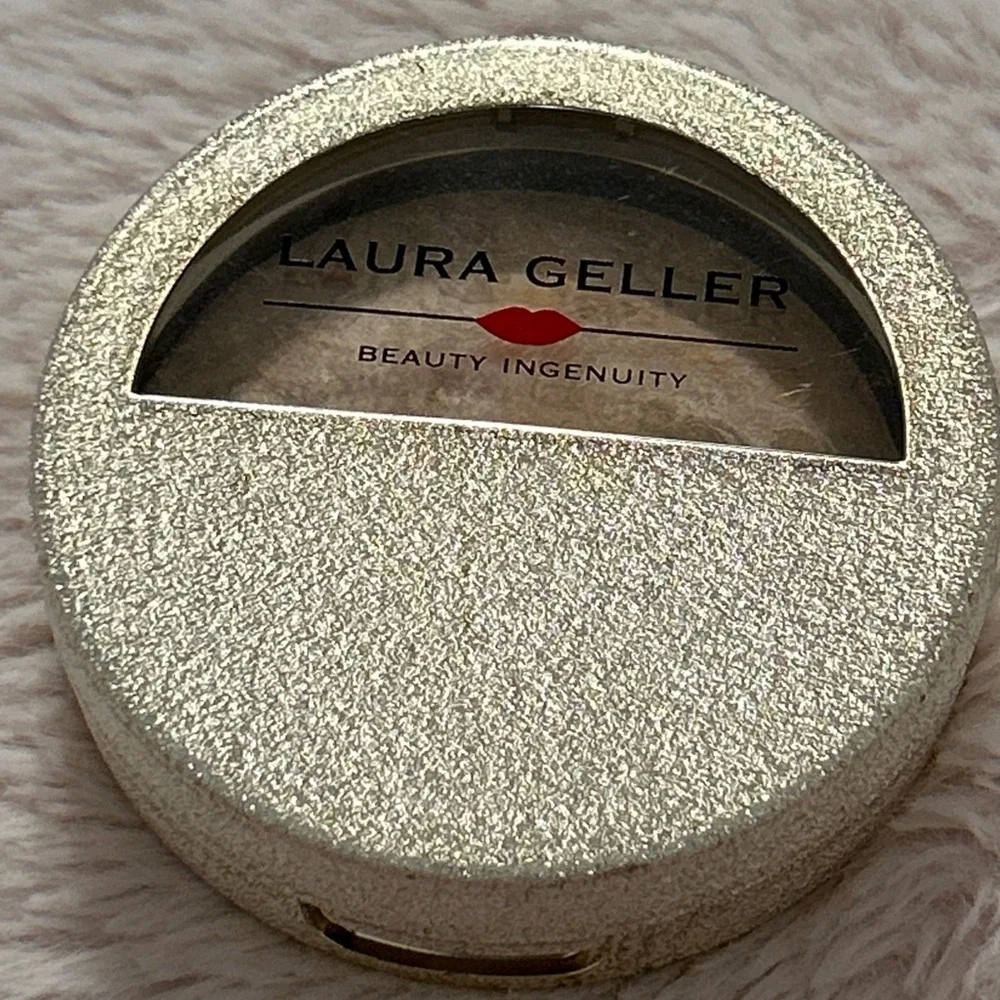 LAURA GELLER Blush Balance-N- Brighten baked powder 0.32 oz 9 g NEW gold case